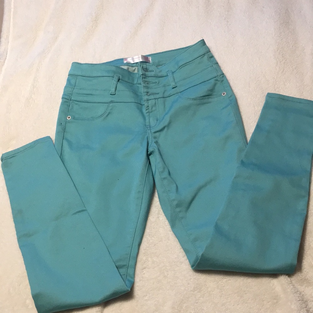 Skinny three button pants